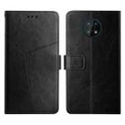 For Nokia G50 5G Y Stitching Horizontal Flip Leather Phone Case(Black) - 1