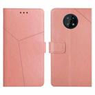 For Nokia G50 5G Y Stitching Horizontal Flip Leather Phone Case(Rose Gold) - 1