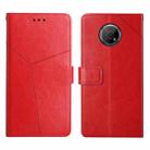For Nokia G300 Y Stitching Horizontal Flip Leather Phone Case(Red) - 1