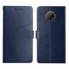 For Nokia G300 Y Stitching Horizontal Flip Leather Phone Case(Blue) - 1