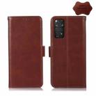 For Xiaomi Redmi Note 11 4G/11S 4G Global Crazy Horse Top Layer Cowhide Leather Phone Case(Brown) - 1