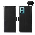 For Xiaomi Redmi Note 11E / 10 5G Crazy Horse Top Layer Cowhide Leather Phone Case(Black) - 1