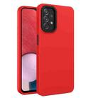 For Samsung Galaxy A23 4G Eagle Eye Lens Oily Feel TPU + PC Phone Case(Red + Black) - 1