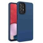 For Samsung Galaxy A23 4G Eagle Eye Lens Oily Feel TPU + PC Phone Case(Sapphire Blue + Black) - 1