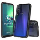 For Motorola Moto G8 Plus Scratchproof TPU + Acrylic Protective Case(Black) - 1