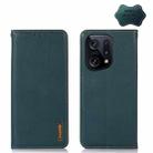 For OPPO Find X5 5G KHAZNEH Nappa Top Layer Cowhide Leather Phone Case(Green) - 1
