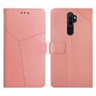 For OPPO A9 2020 Y Stitching Horizontal Flip Leather Phone Case(Rose Gold) - 1