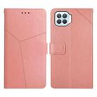 For OPPO F17 Pro Y Stitching Horizontal Flip Leather Phone Case(Rose Gold) - 1