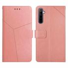 For OPPO Realme 6 Pro Y Stitching Horizontal Flip Leather Phone Case(Rose Gold) - 1