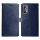 For OPPO Realme GT Master Y Stitching Horizontal Flip Leather Phone Case(Blue) - 1