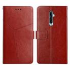 For OPPO Reno2 Z / Reno2 F Y Stitching Horizontal Flip Leather Phone Case(Brown) - 1