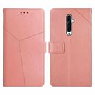 For OPPO Reno2 Z / Reno2 F Y Stitching Horizontal Flip Leather Phone Case(Rose Gold) - 1