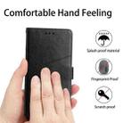 For OPPO Realme C35 Y Stitching Horizontal Flip Leather Phone Case(Black) - 6