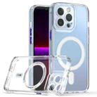 For iPhone 13 Pro Cat-eye TPU + Acrylic Magsafe Phone Case (Purple) - 1