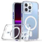 For iPhone 13 Pro Cat-eye TPU + Acrylic Magsafe Phone Case (Blue) - 1