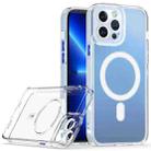 For iPhone 13 Pro Max Cat-eye TPU + Acrylic Magsafe Phone Case (Blue) - 1