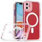 For iPhone 11 Cat-eye TPU + Acrylic Magsafe Phone Case (Purple) - 1