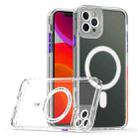 For iPhone 11 Pro Cat-eye TPU + Acrylic Magsafe Phone Case(Purple) - 1