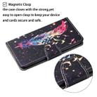 For iPhone 13 Pro Colored Drawing Pattern Horizontal Flip Leather Phone Case (Feather) - 6