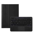 OP11-A Lambskin Texture Ultra-thin Bluetooth Keyboard Leather Case with Touchpad For OPPO Pad 11 inch(Black) - 1