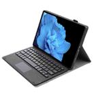 AV11-A Lambskin Texture Ultra-thin Bluetooth Keyboard Leather Case with Touch Pad For vivo Pad 11 inch(Black) - 3