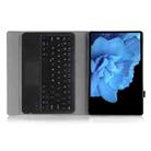 AV11-A Lambskin Texture Ultra-thin Bluetooth Keyboard Leather Case with Touch Pad For vivo Pad 11 inch(Black) - 4