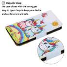 For Samsung Galaxy S22+ 5G Coloured Drawing Pattern Leather Phone Case(Couple Unicorn) - 6