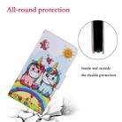 For Samsung Galaxy S22+ 5G Coloured Drawing Pattern Leather Phone Case(Couple Unicorn) - 7