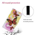 For Samsung Galaxy S22+ 5G Coloured Drawing Pattern Leather Phone Case(Chrysanthemum Butterfly) - 7