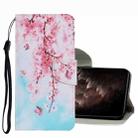 For OPPO A16 Coloured Drawing Pattern Leather Phone Case(Cherry Blossoms) - 1