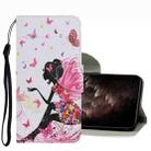 For OPPO A16 Coloured Drawing Pattern Leather Phone Case(Dancing Girl) - 1