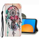 For Huawei P Smart 2021 Coloured Drawing Pattern Leather Phone Case(Wind Chimes) - 1