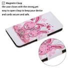 For Xiaomi Redmi 10 Coloured Drawing Pattern Leather Phone Case(Cute Rabbit) - 6