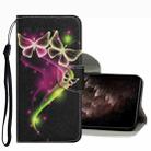 For Xiaomi Redmi 10 Coloured Drawing Pattern Leather Phone Case(Couple Butterfly) - 1