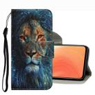 For Xiaomi Mi 10T / 10T Pro Coloured Drawing Pattern Leather Phone Case(Lion) - 1