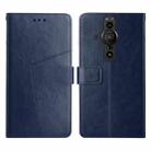 For Sony Xperia Pro-I Y Stitching Horizontal Flip Leather Phone Case(Blue) - 1