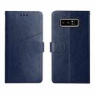 For Samsung Galaxy Note 8 Y Stitching Horizontal Flip Leather Phone Case(Blue) - 1