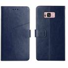 For Samsung Galaxy S8 Y Stitching Horizontal Flip Leather Phone Case(Blue) - 1