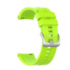 For Huawei GT Silicone Watch Band(Lime) - 1
