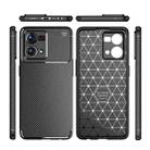For OPPO Reno7 4G Global Carbon Fiber Texture Shockproof TPU Phone Case(Blue) - 3