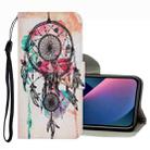 For iPhone 13 mini Coloured Drawing Pattern Leather Phone Case (Wind Chimes) - 1