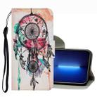 For iPhone 13 Pro Max Coloured Drawing Pattern Leather Phone Case (Wind Chimes) - 1