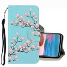 For Xiaomi Redmi Note 10 4G 3D Colored Drawing Leather Phone Case(Magnolia) - 1