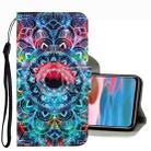 For Xiaomi Redmi Note 10 4G 3D Colored Drawing Leather Phone Case(Mandala) - 1