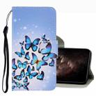 For Xiaomi Redmi Note 10 5G 3D Colored Drawing Leather Phone Case(Multiple Butterflies) - 1