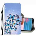 For Xiaomi Redmi Note 10 Pro 3D Colored Drawing Leather Phone Case(Multiple Butterflies) - 1