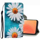 For Xiaomi Mi 10T / 10T Pro 3D Colored Drawing Leather Phone Case(Chrysanthemum) - 1