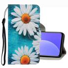 For Xiaomi Mi 10T Lite 3D Colored Drawing Leather Phone Case(Chrysanthemum) - 1