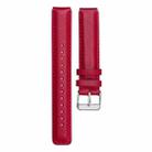 For Huawei Band 3 Smart Bracelet Leather Watch Band(Red) - 1