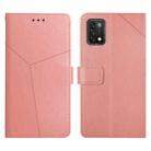 For UMIDIGI A11 Y Stitching Horizontal Flip Leather Phone Case(Rose Gold) - 1